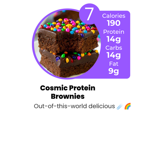 Cosmic Protein Brownies